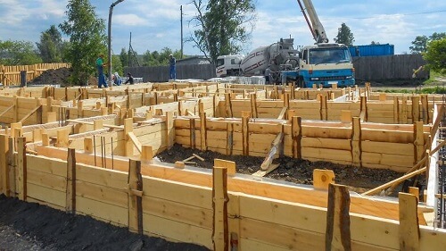 Ленточный фундамент для дома в Рогачеве