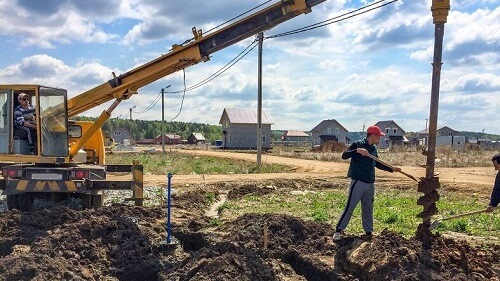 Свайно-ростверковый фундамент в Рогачеве