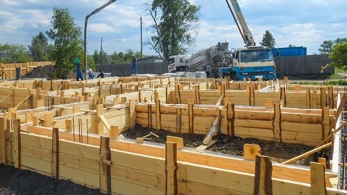 Свайный фундамент с ростверком в Рогачеве
